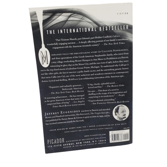 3/$12 Middlesex Paperback Book Jeffrey Eugenides - Picture 3 of 6